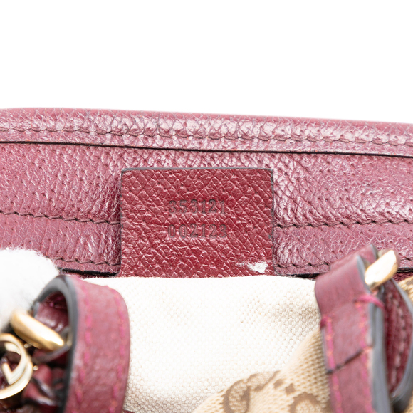 Pre-Loved Gucci Small GG Canvas Bree Satchel - Picture 6 of 7